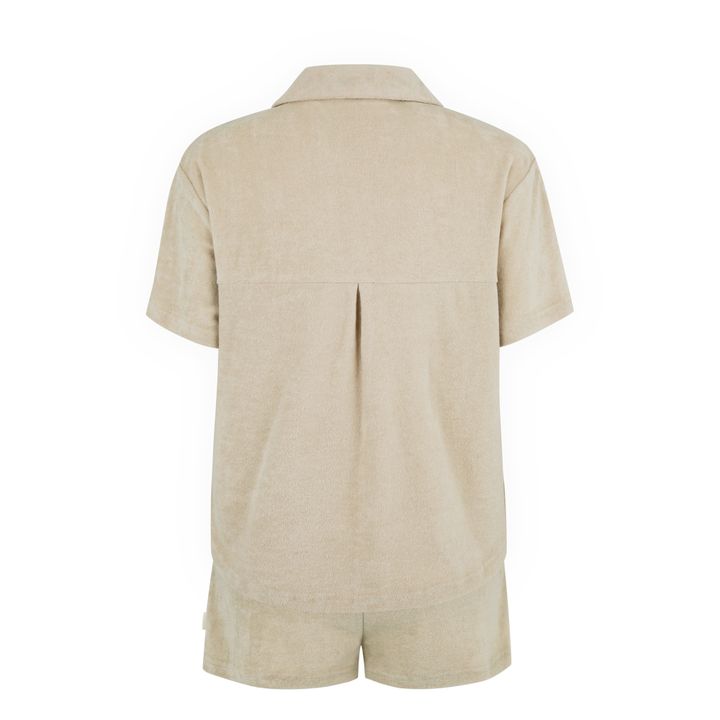 Terry Shirt & Shorts Set | Beige- Imagen del producto n°4