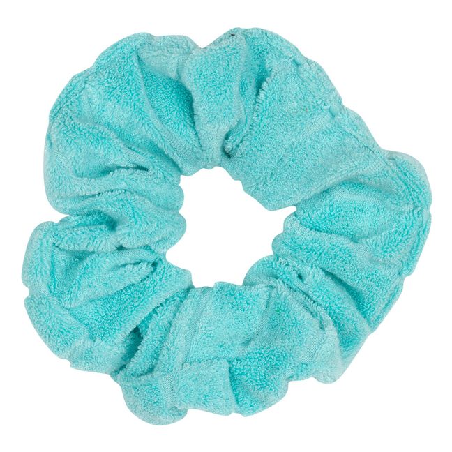 Terry Wave scrunchie | Azzurro