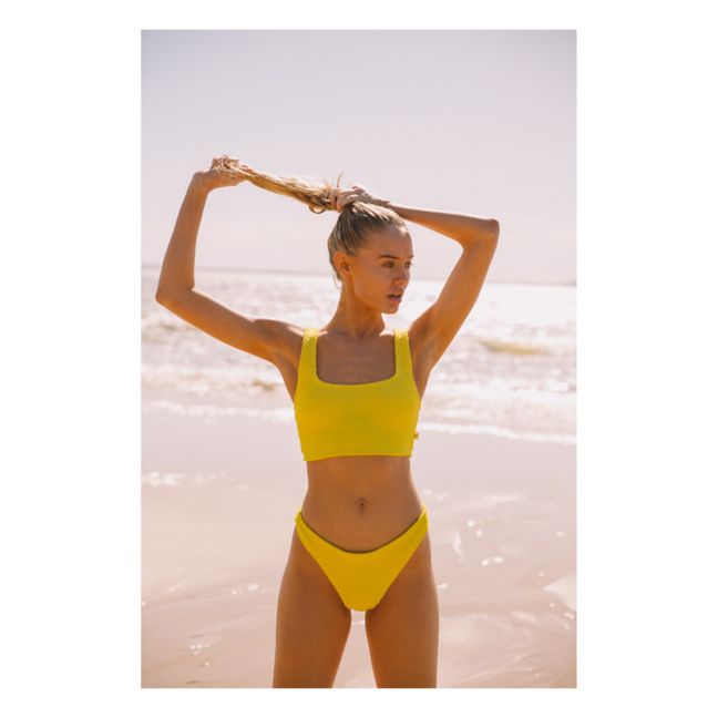 Hoola Bikini Top | Yellow