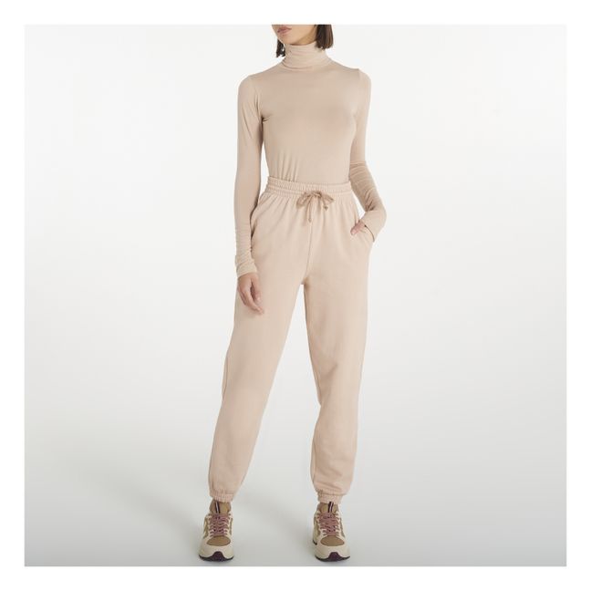 Dolcevita Bamboo Jersey | Nude Beige