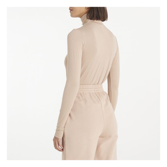 Dolcevita Bamboo Jersey | Nude Beige