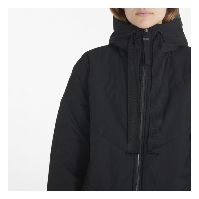 Ayla Quilted Parka | Black
