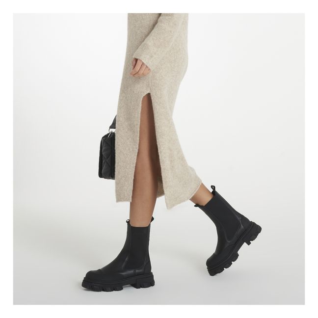 Favine Alpaca and Merino Wool Dress | Crema