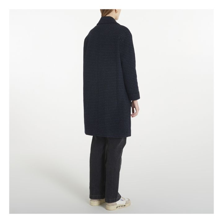 A.P.C. - Manteau Nina Laine - Bleu marine | Smallable