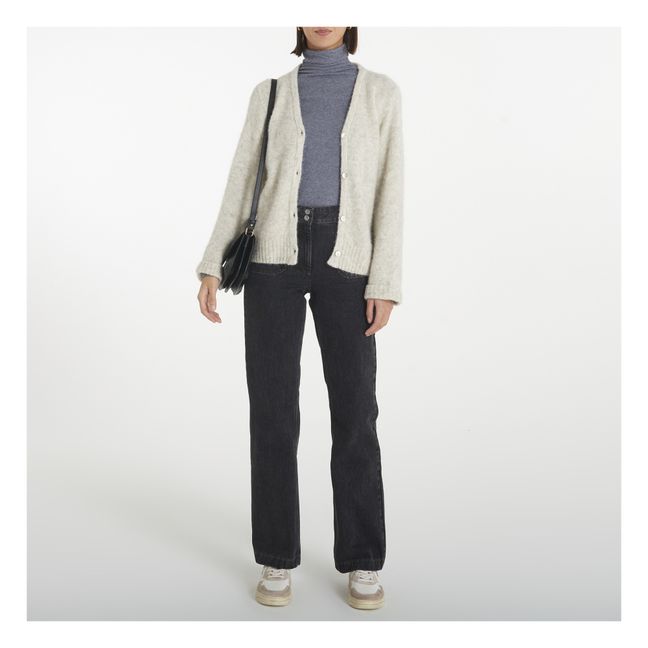 Ypawood Long Sleeve Roll Neck T-shirt | Grigio antracite chino
