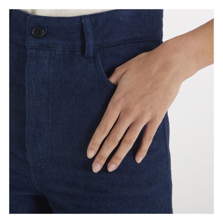 Baserange - Navalo Recycled Cotton Jeans - Blue | Smallable