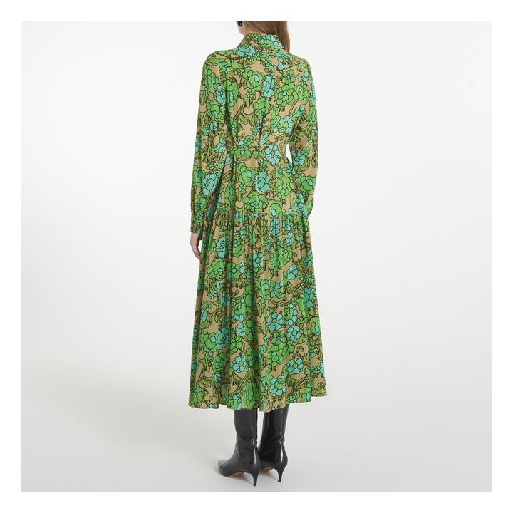 Jana Silk Dress | Grün- Produktbild Nr. 2
