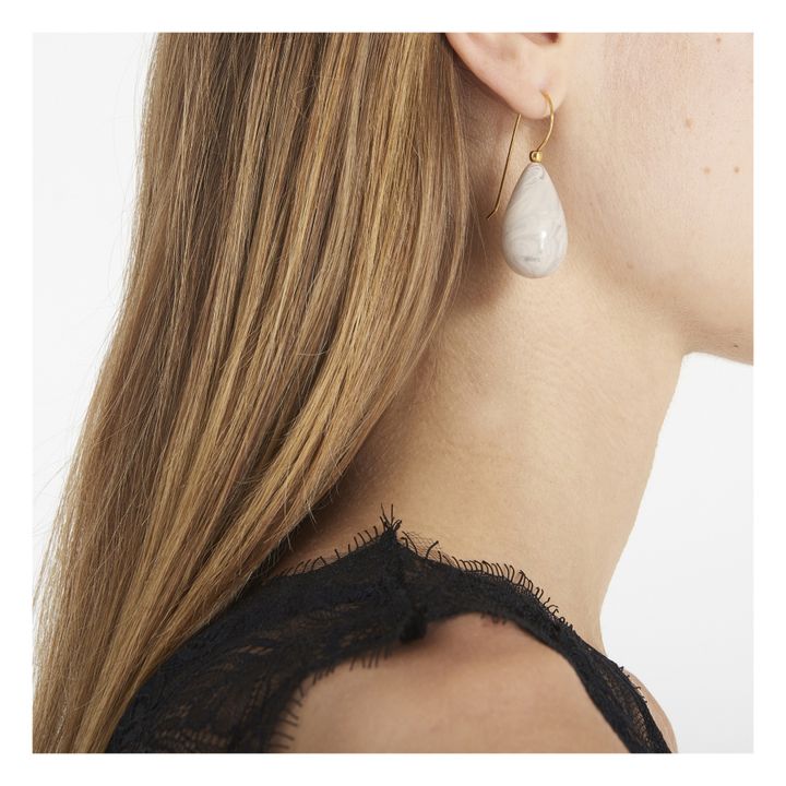 Macre Earrings | Blanco- Imagen del producto n°2