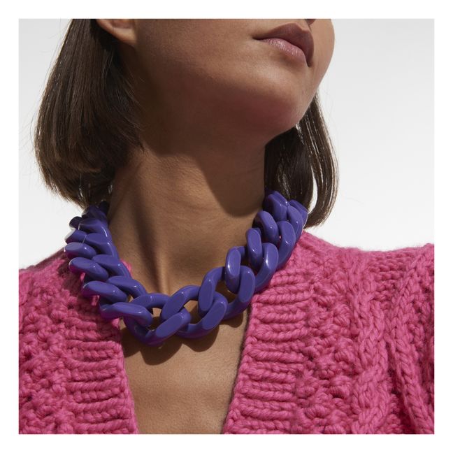 Collier Flat Chain | Violet