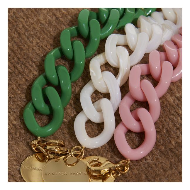 Bracelet Flat Chain Marbre | Beige