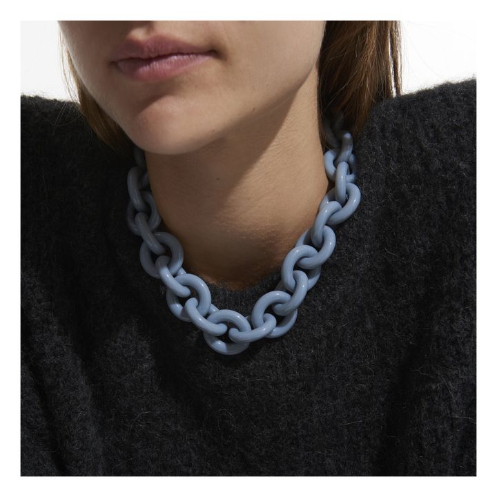 Circle Necklace | Blue- Product image n°1