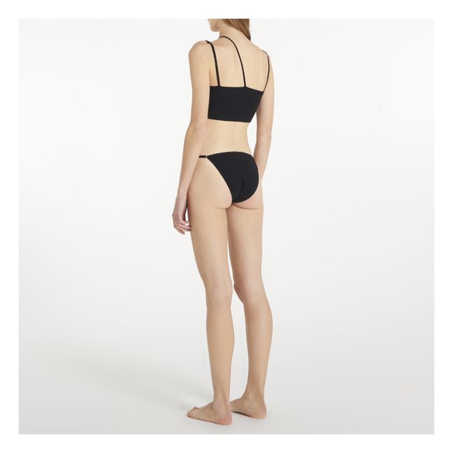 Culotte a costine in cotone bio Ligo | Nero