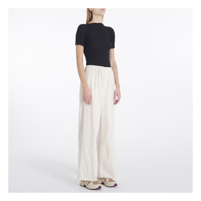 Pantalon Stoa Soie Sauvage | Ecru