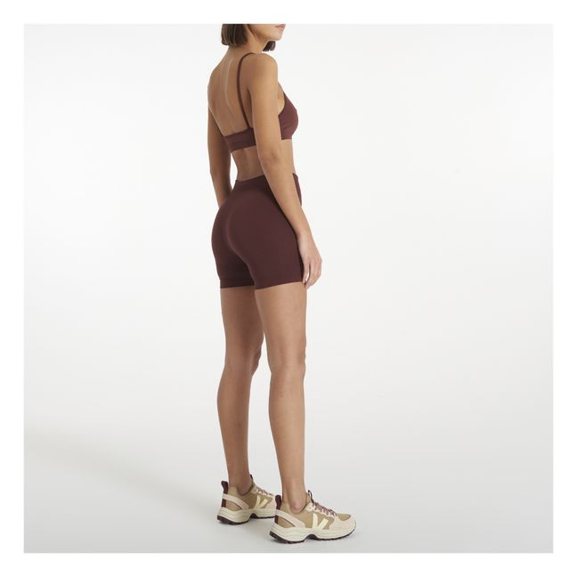 Poise Multifunctional Crop Top | Chocolate