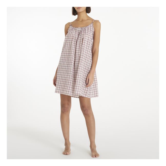 Pyjama kariert Garbin | Seidenfarben
