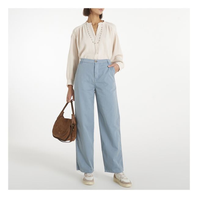 Baylor Twill-Hose | Blau