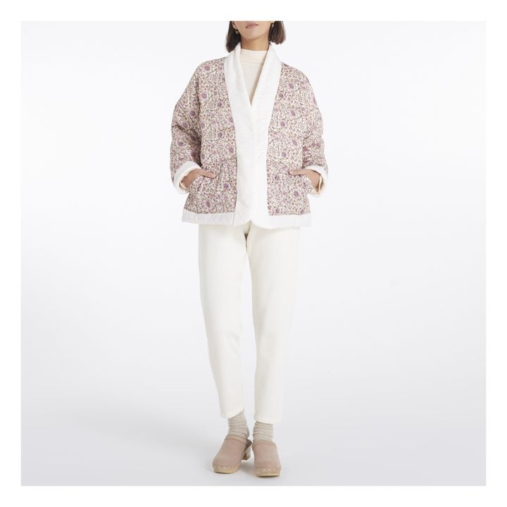 Kayd Quilted Jacket | Avorio- Immagine del prodotto n°2