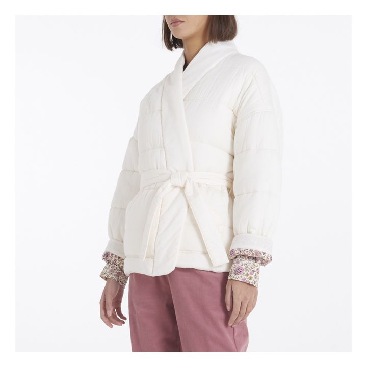 Kayd Quilted Jacket | Avorio- Immagine del prodotto n°3