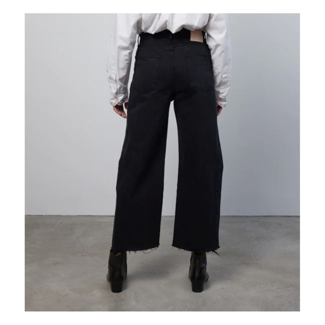 Lasso High-Waisted Jeans | Black Rinse