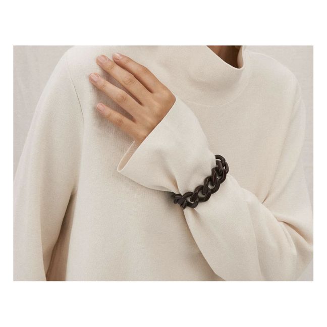 Bracelet Flat Chain | Aubergine