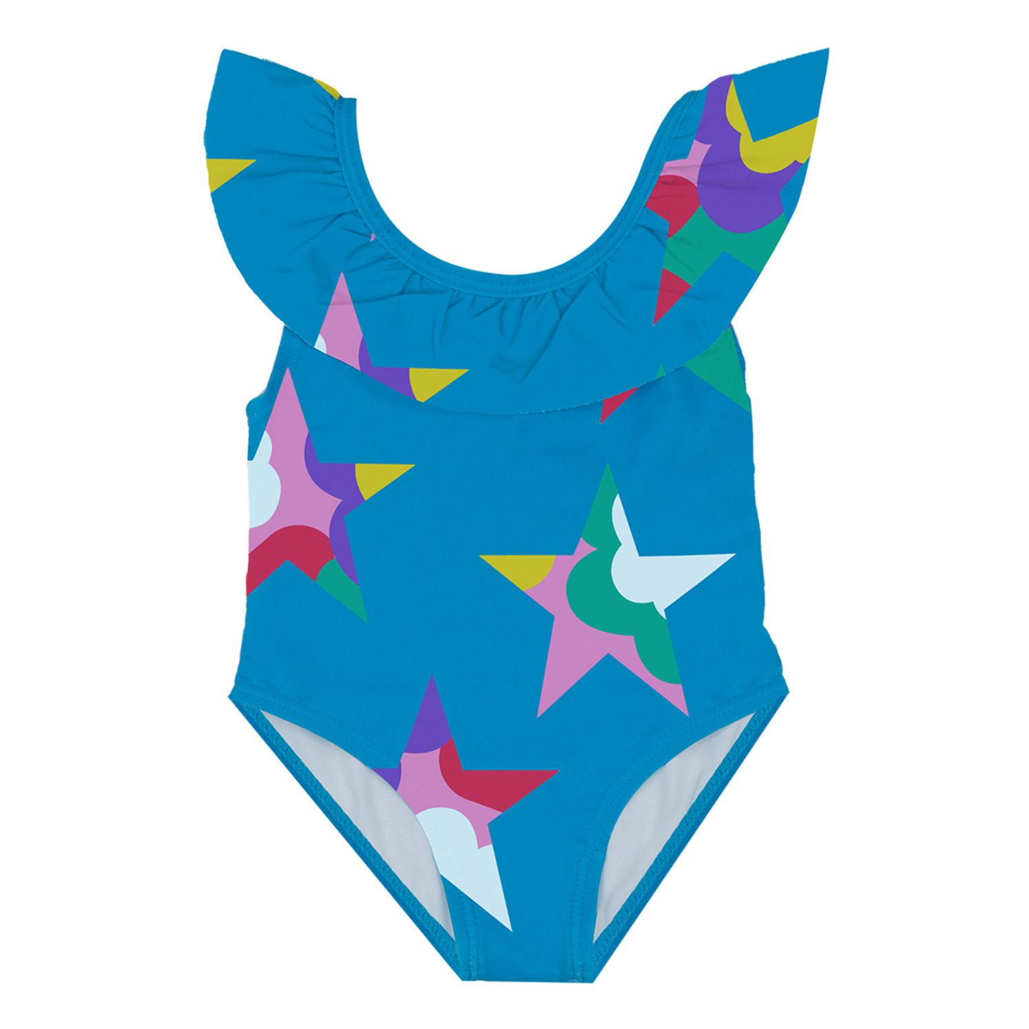 Pop Stars One Piece Swimsuit | Blue- Product image n°0