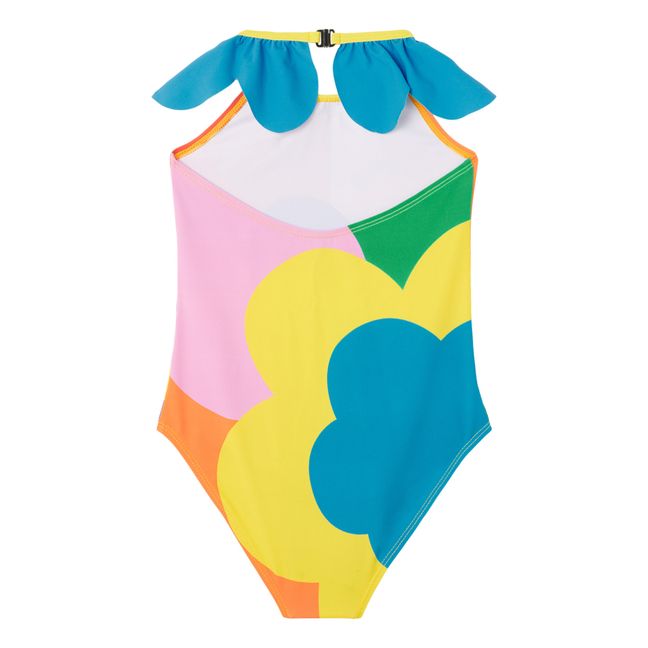 Graphic Love Swimsuit  | Azure blue