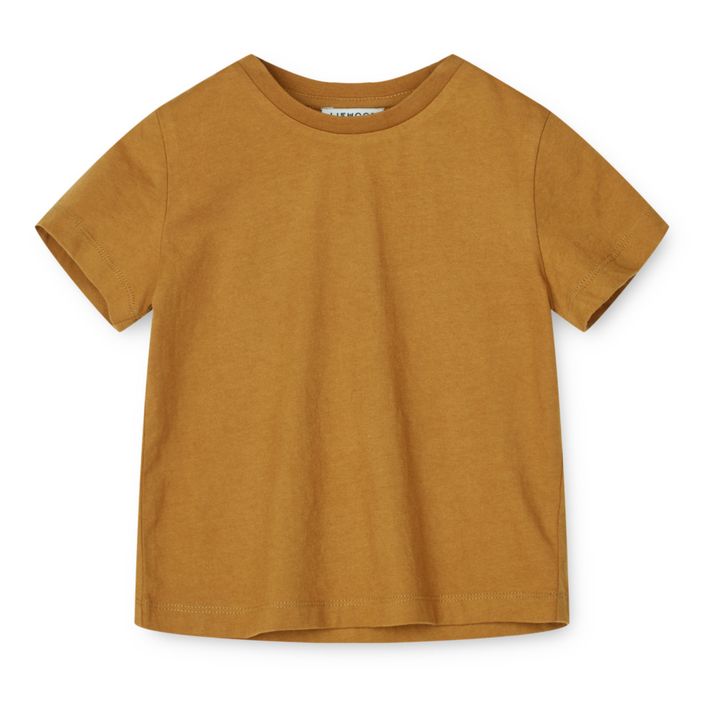 Apia Organic Cotton Short Sleeve T-Shirt | Caramelo- Imagen del producto n°0