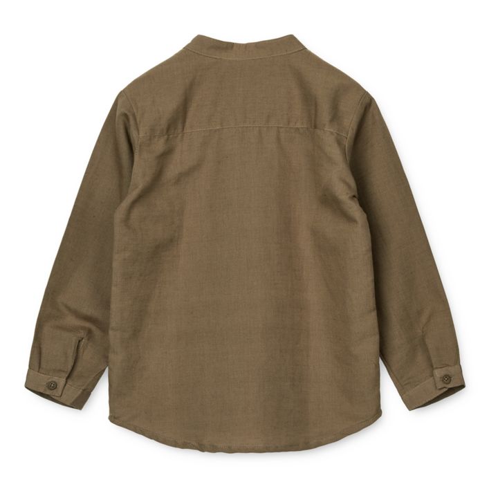 Austin Organic Cotton Long Sleeve Shirt | Khaki- Imagen del producto n°3