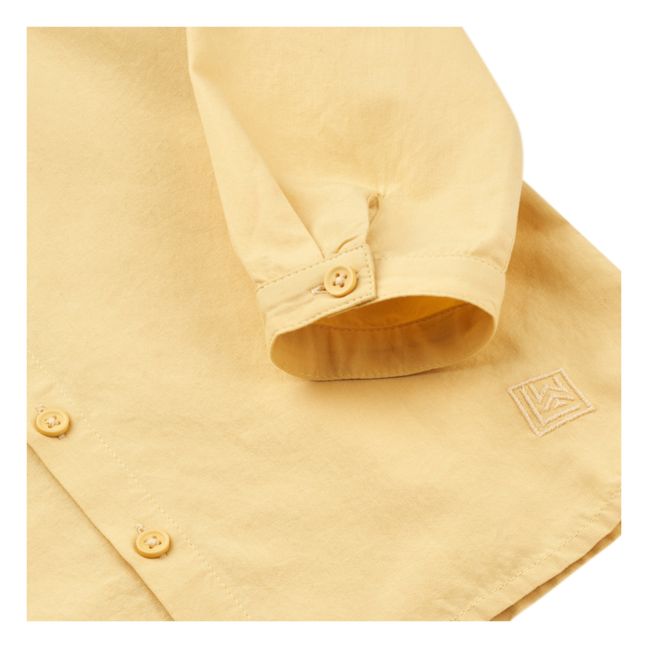 Chemise manches longues Coton Bio Austin | Jaune