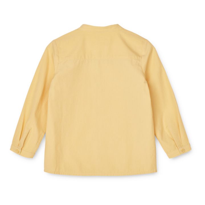 Austin Organic Cotton Long Sleeve Shirt | Amarillo- Imagen del producto n°3