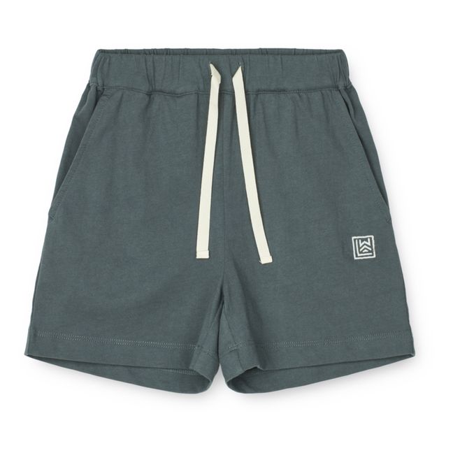 Short Coton Bio Bako | Bleu gris