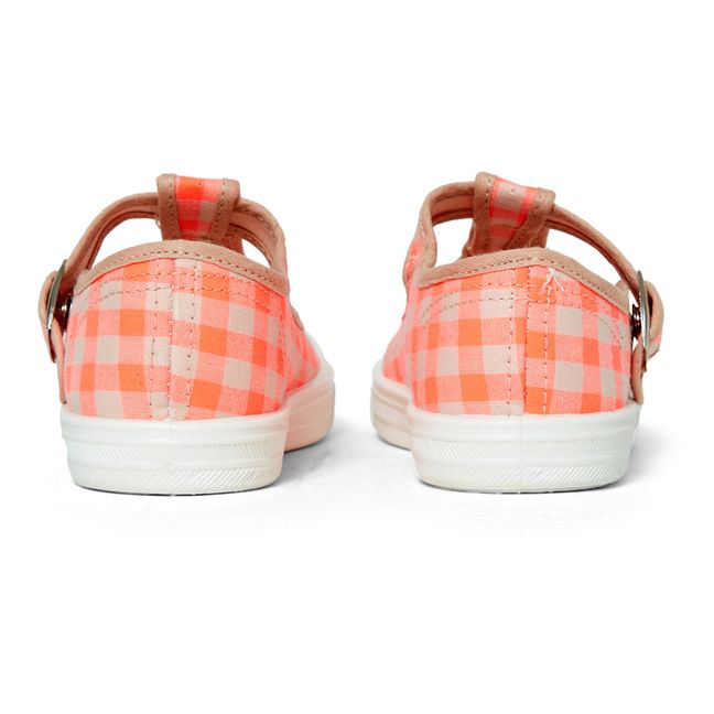 Baskets Boucles Vichy | Orange