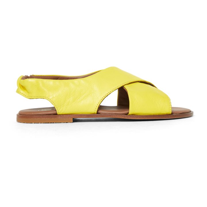 Cross Over Sandals  | Yellow- Product image n°0