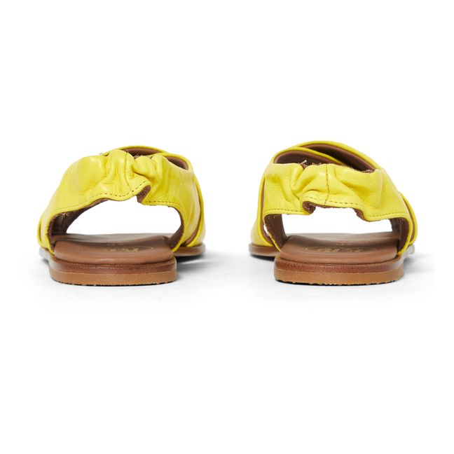 Sandales Croisées  | Jaune