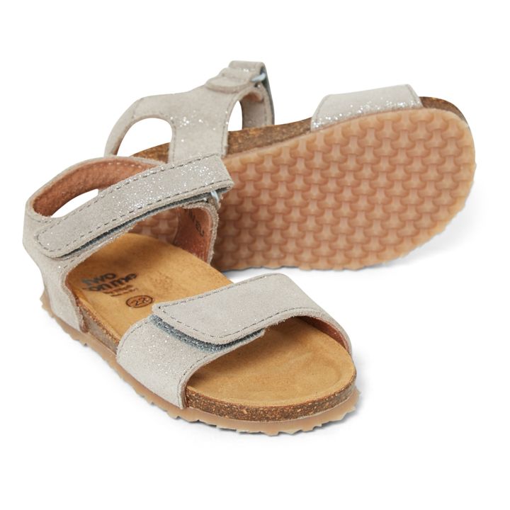 Two Con Me - Velcro Sandals | Plateado- Imagen del producto n°1