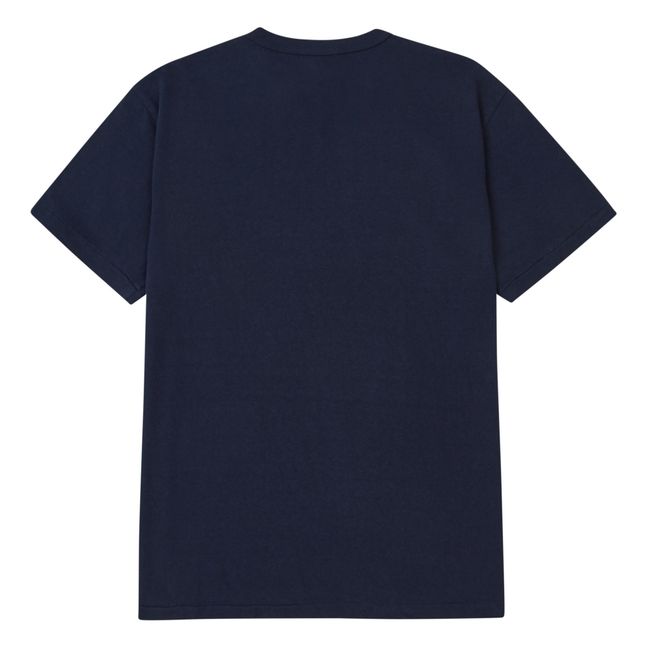 T-shirt Haleiwa Homme Coton Recyclé 260g | Bleu marine