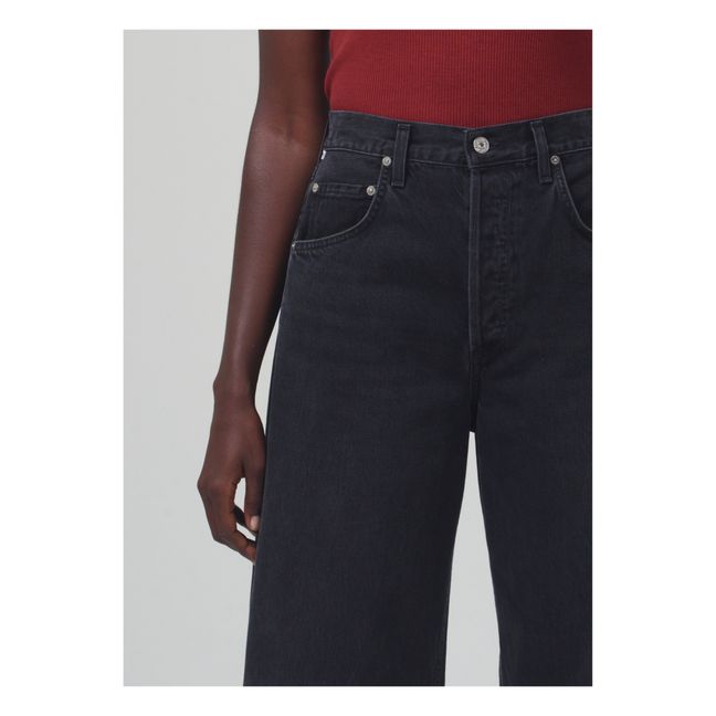 Horseshoe Organic Cotton Jeans | Negro