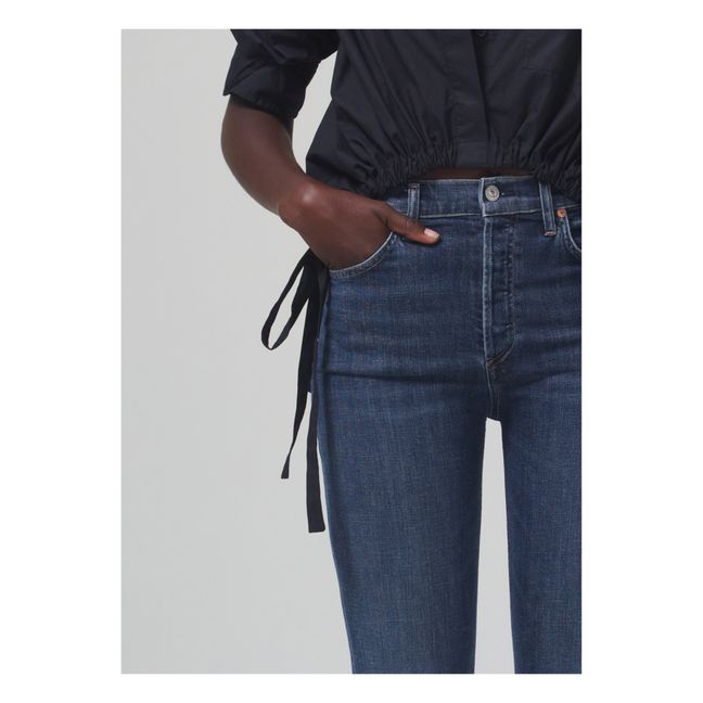 Isola Cropped Jeans | Blue