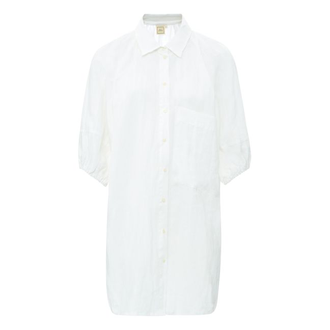 The Raglan Linen Dress | Blanco