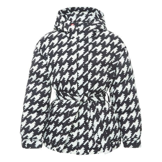 Doudoune de Ski Oversize II Pied de Poule | Noir