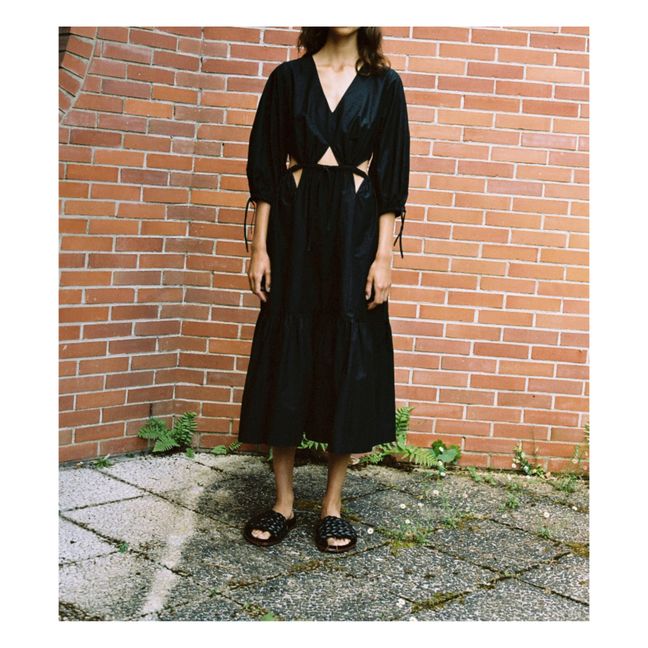 Vestido recortado Steph | Negro