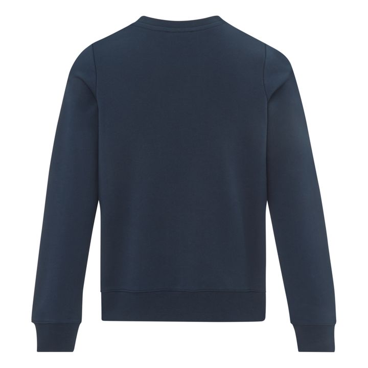 Tina Organic Cotton Sweatshirt | Azul Marino- Imagen del producto n°4