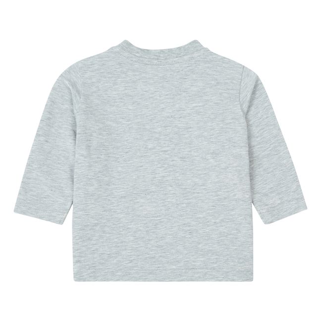 Camiseta Logo | Gris Jaspeado