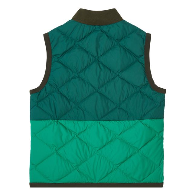 Bokkai Sleeveless Jacket | Dunkelgrün