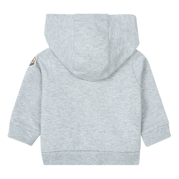 Sweatshirtjacke mit Reisverschluss | Grau Meliert- Produktbild Nr. 2