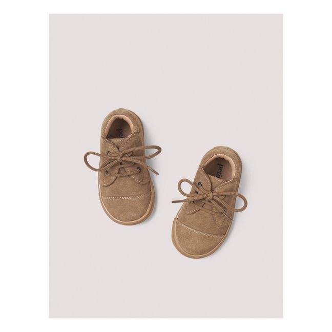 Kicks Lace-Up Sneakers | Brown