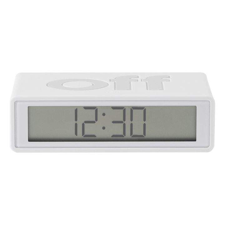 Flip+ Travel Alarm Clock | White- Product image n°0