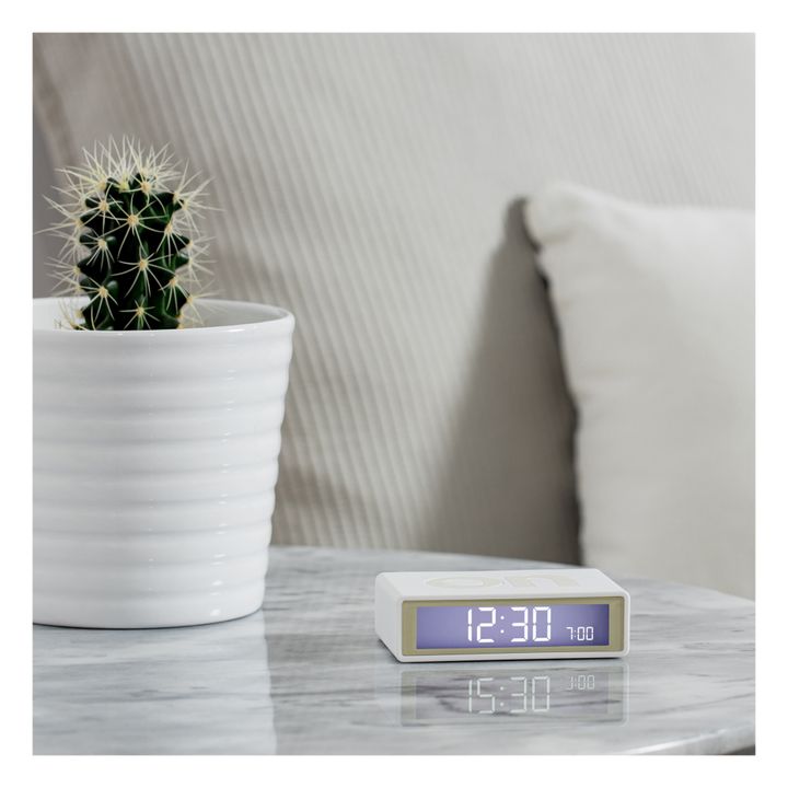 Flip+ Travel Alarm Clock | White- Product image n°1