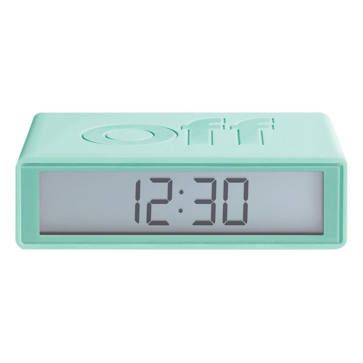 Flip+ Travel Alarm Clock | Mint Green- Product image n°0