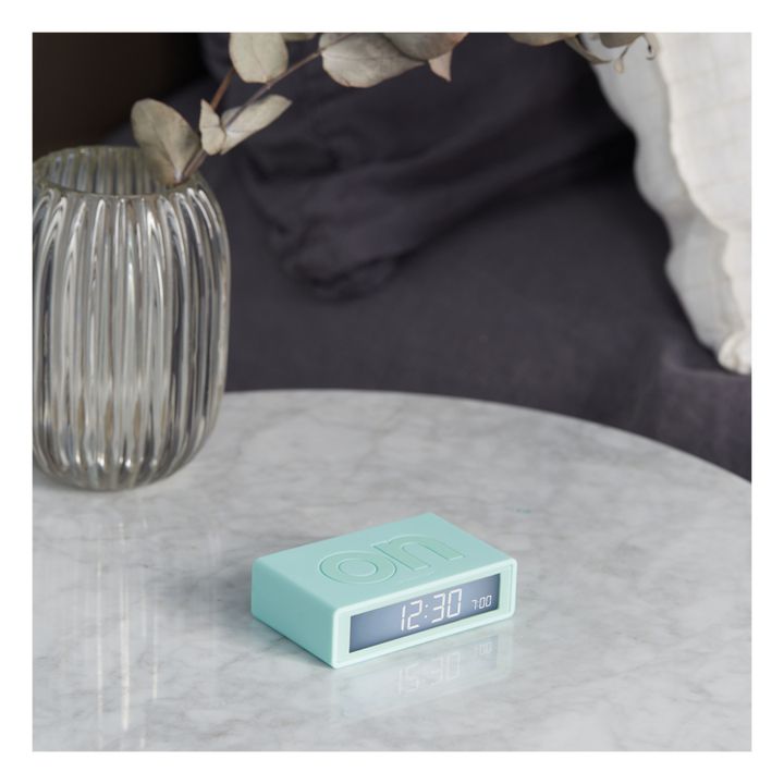 Flip+ Travel Alarm Clock | Mint Green- Product image n°1